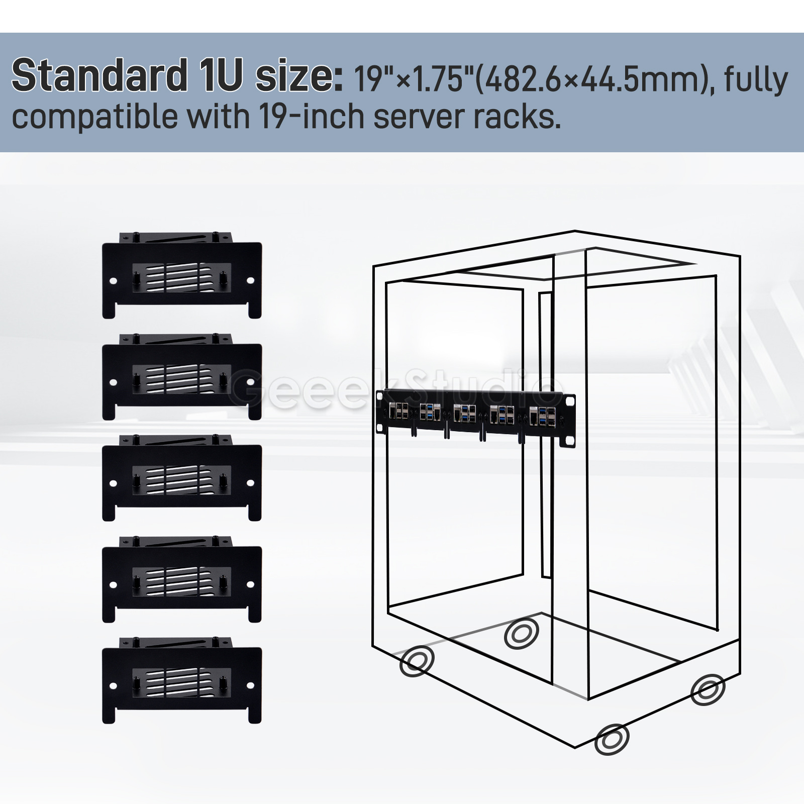 1U ラックマウント Raspberry Pi 5/4B/3 - Deskpi Super6C のレビューと価格